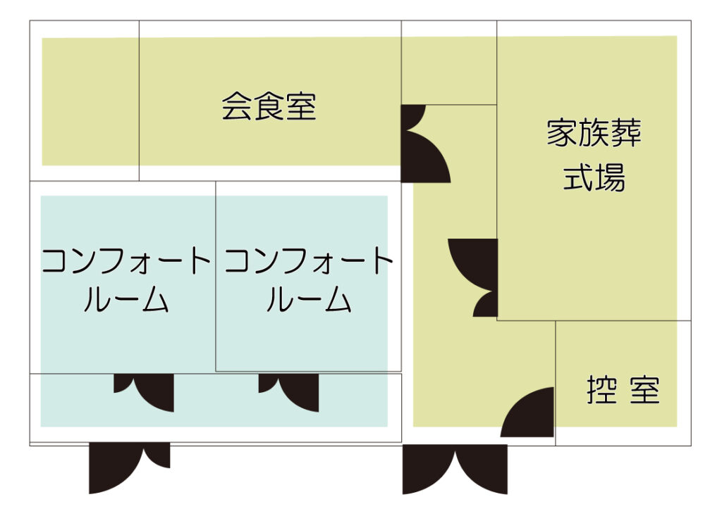 エンディングプレイス金目の館内見取り図